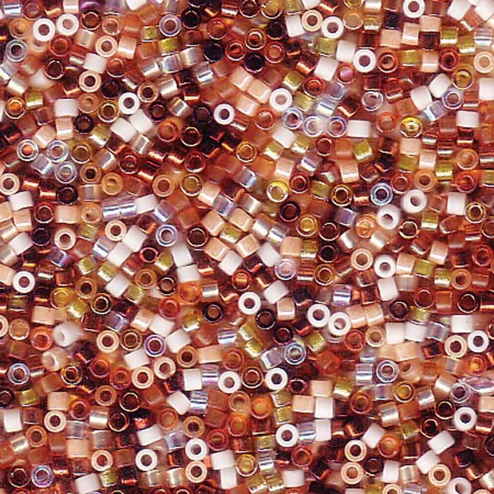 Miyuki 11/0 Delica Bead Mix, Honey Butter