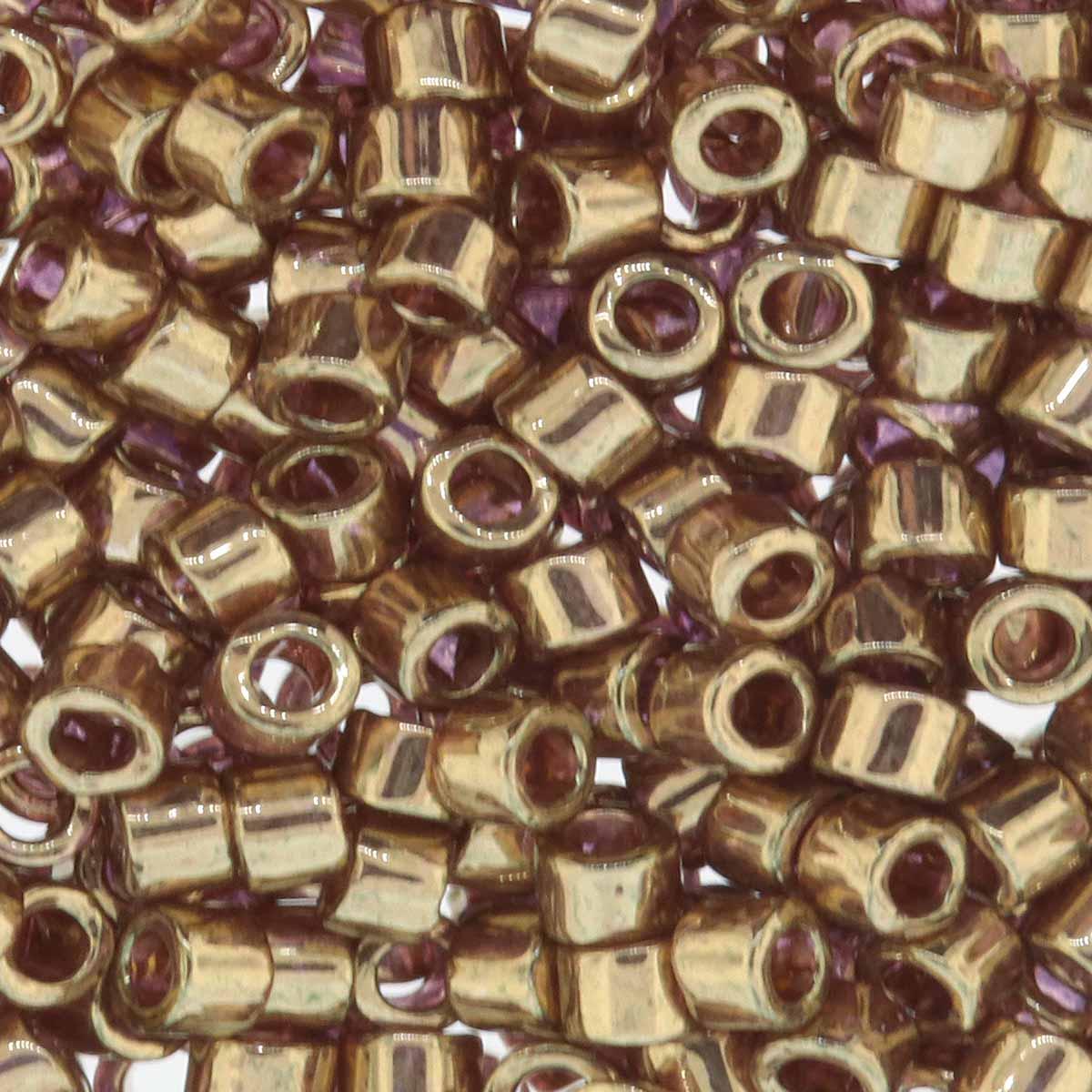 Miyuki 11/0 Delica Beads, Metallic Light Bronze