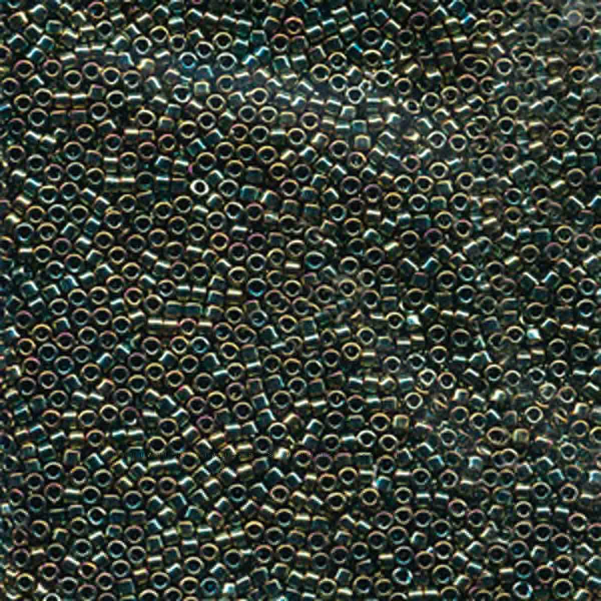 Miyuki 11/0 Delica Beads, Metallic Green
