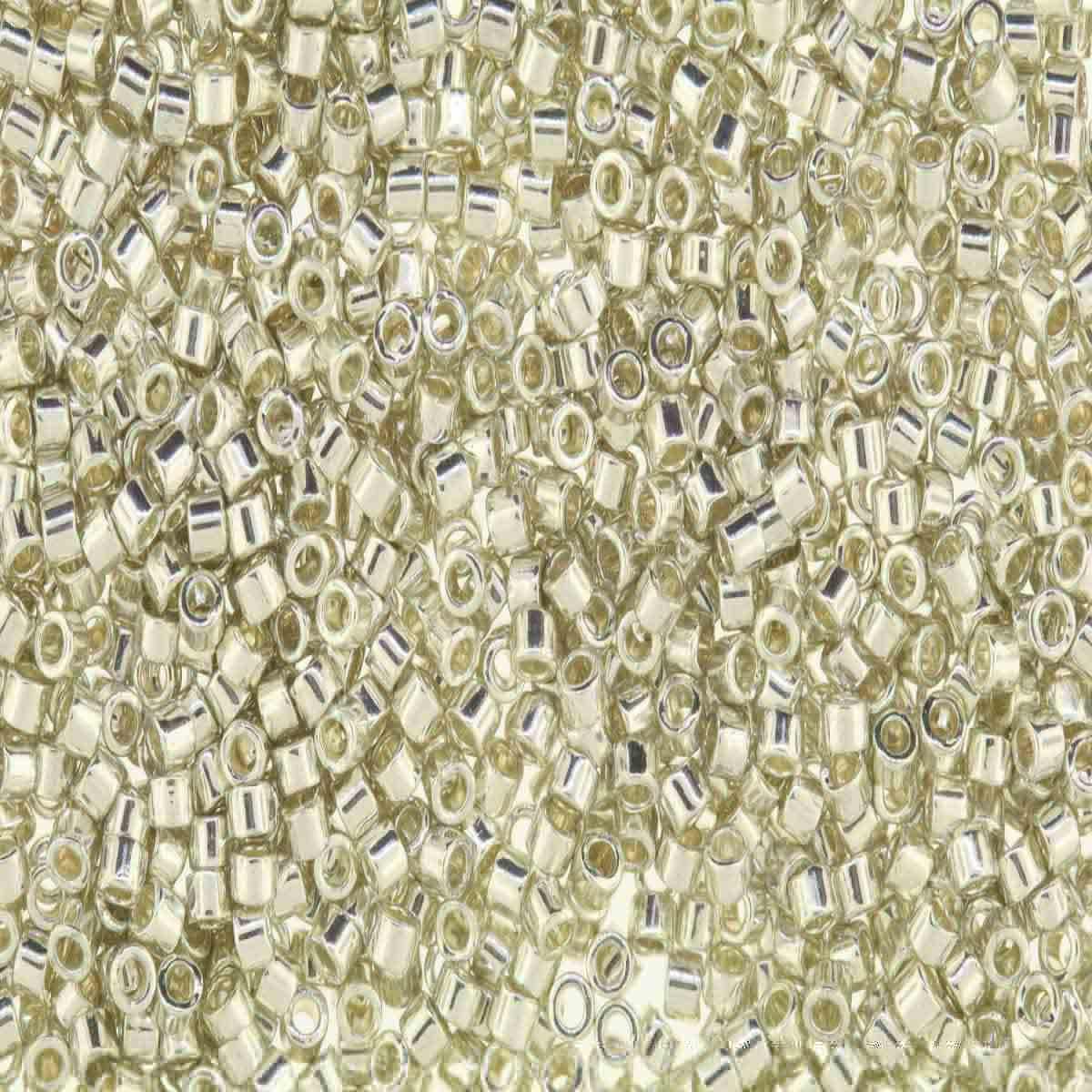 Miyuki 11/0 Delica Beads, Galvanized Silver