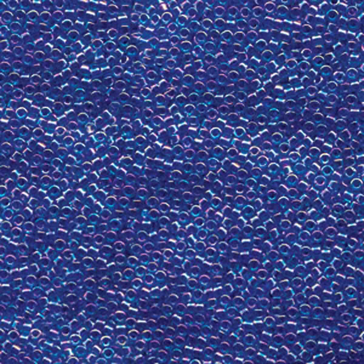 Miyuki 11/0 Delica Beads, Cobalt Lined Sapphire AB