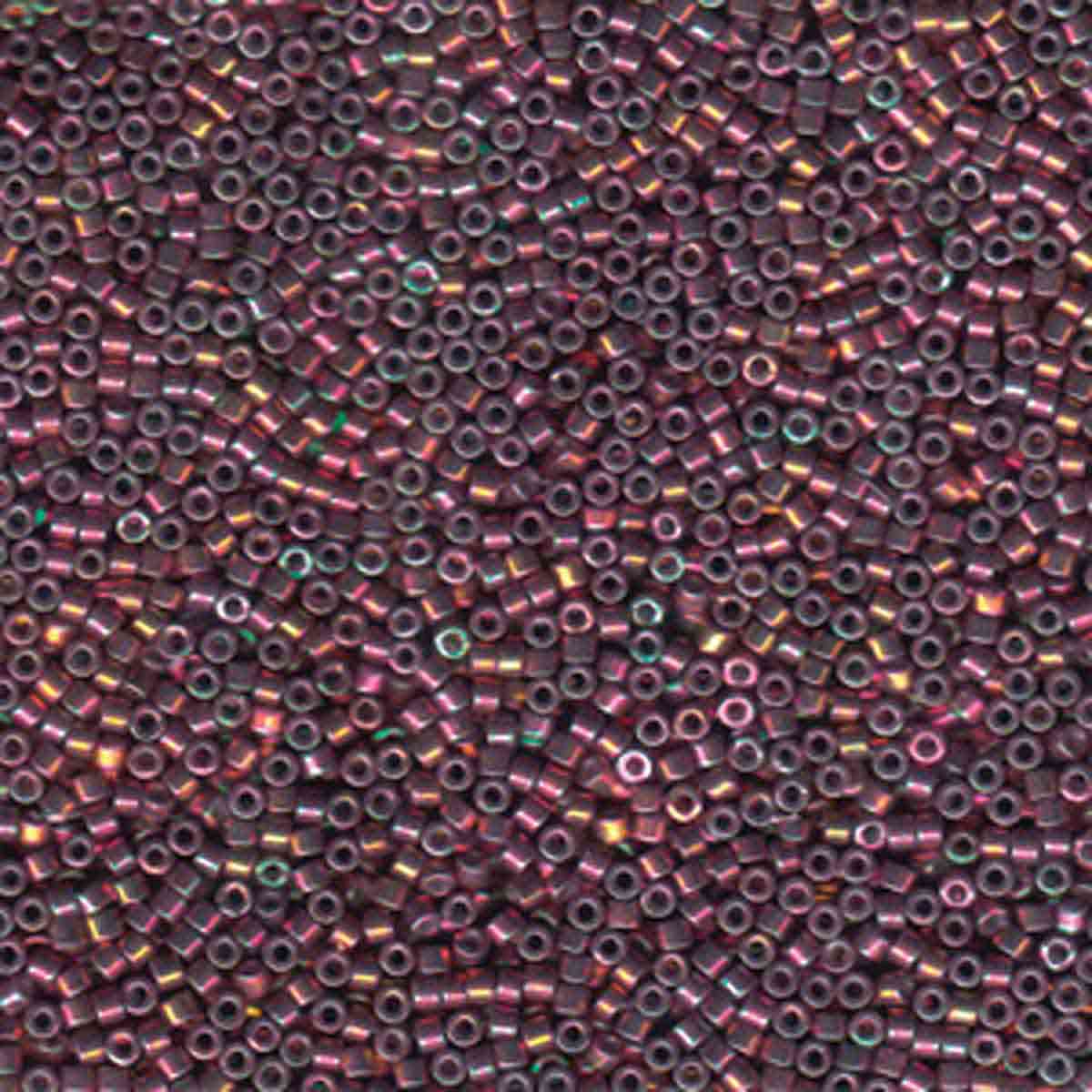 Miyuki 11/0 Delica Beads, Metallic Thistle Luster