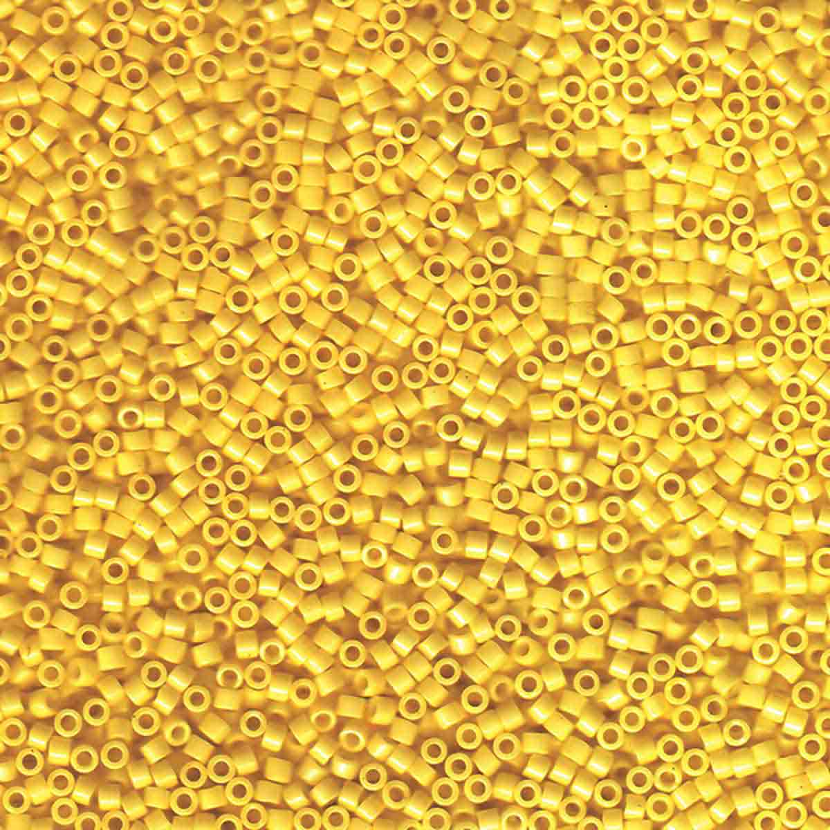 Miyuki 11/0 Delica Beads, Opaque Canary