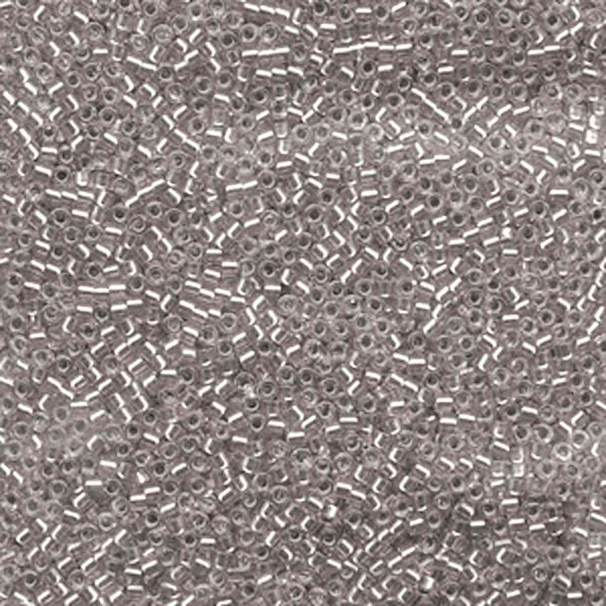 Miyuki 11/0 Delica Beads, S/L Gray Mist
