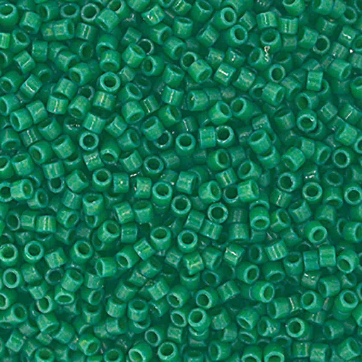 Miyuki 11/0 Delica Beads, Duracoat Opaque Spruce