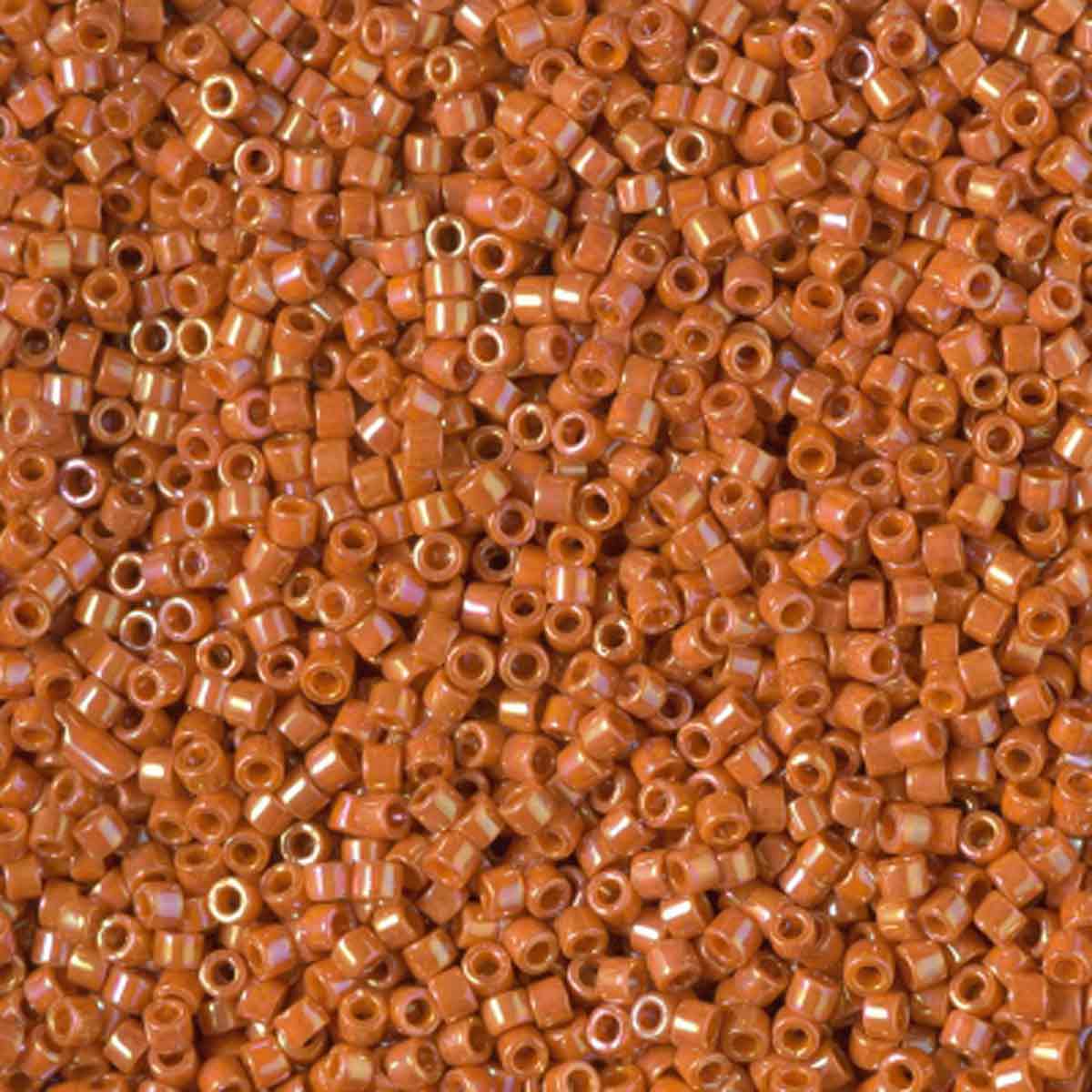 Miyuki Delica Glazed Opaque Burnt Orange