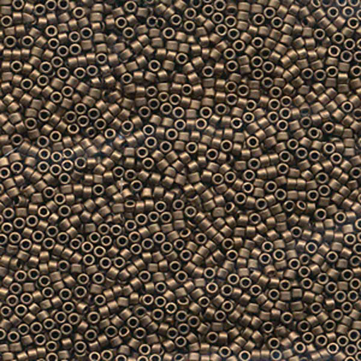 Miyuki 11/0 Delica Beads, Matte Metallic Gold