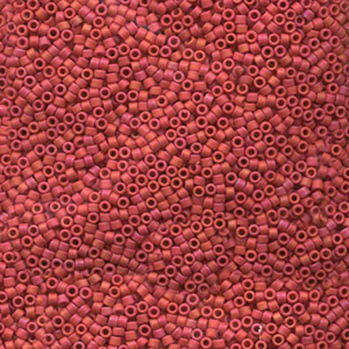Miyuki 11/0 Delica Beads, Matte Red
