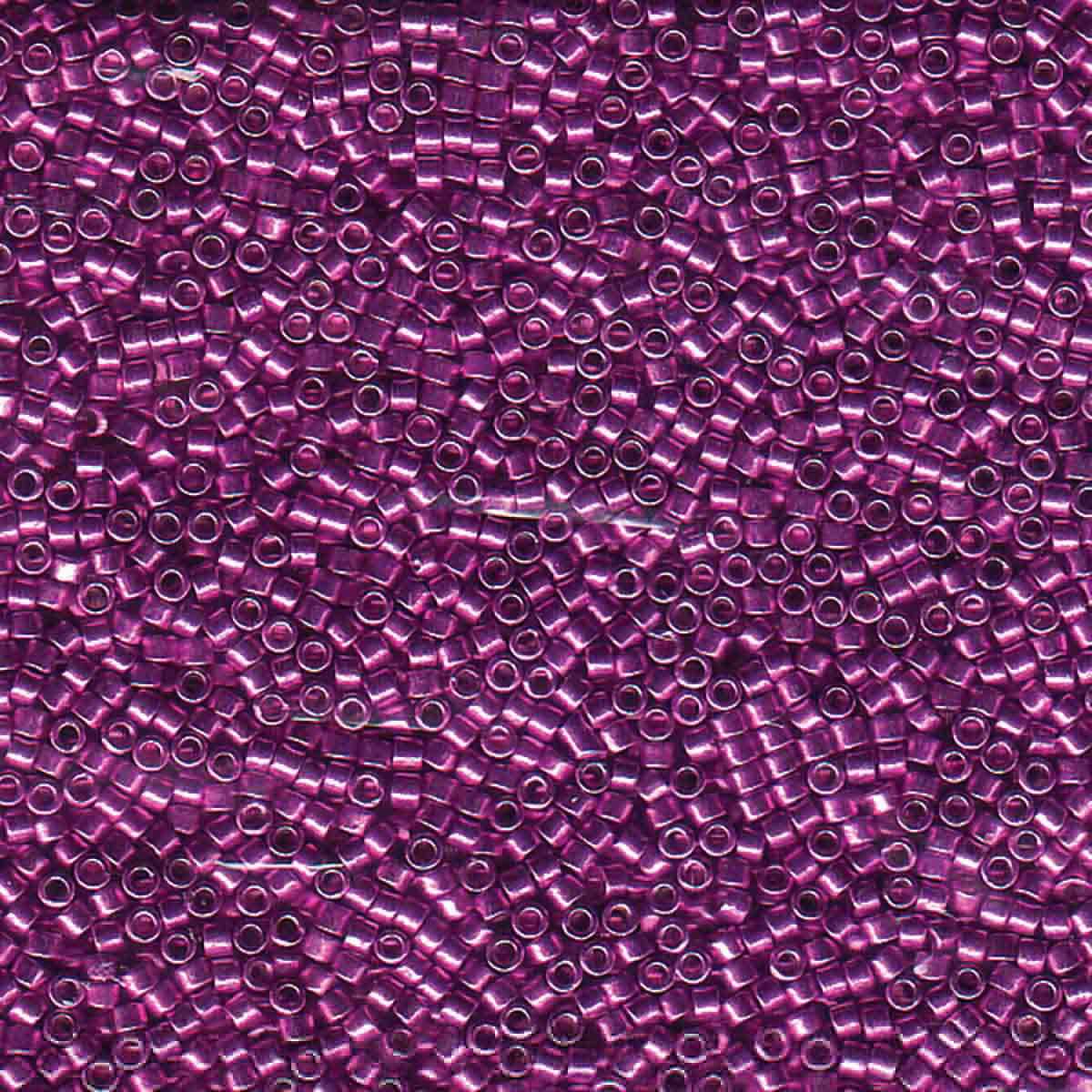 Miyuki 11/0 Delica Beads, Galvanized Fuchsia Dyed