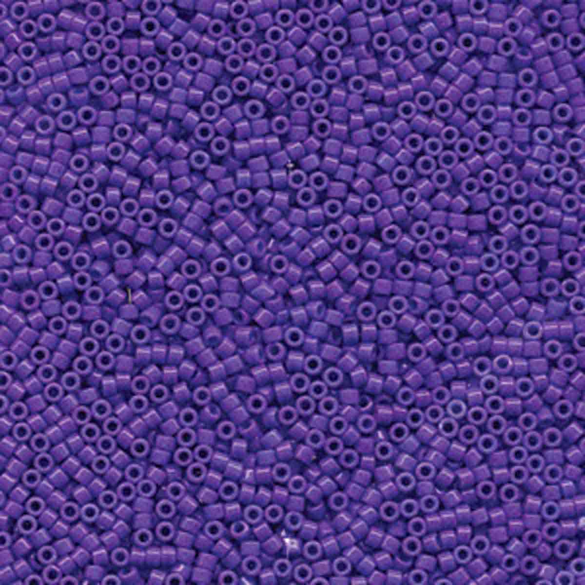 Miyuki 11/0 Delica Beads, Dyed Opaque Purple
