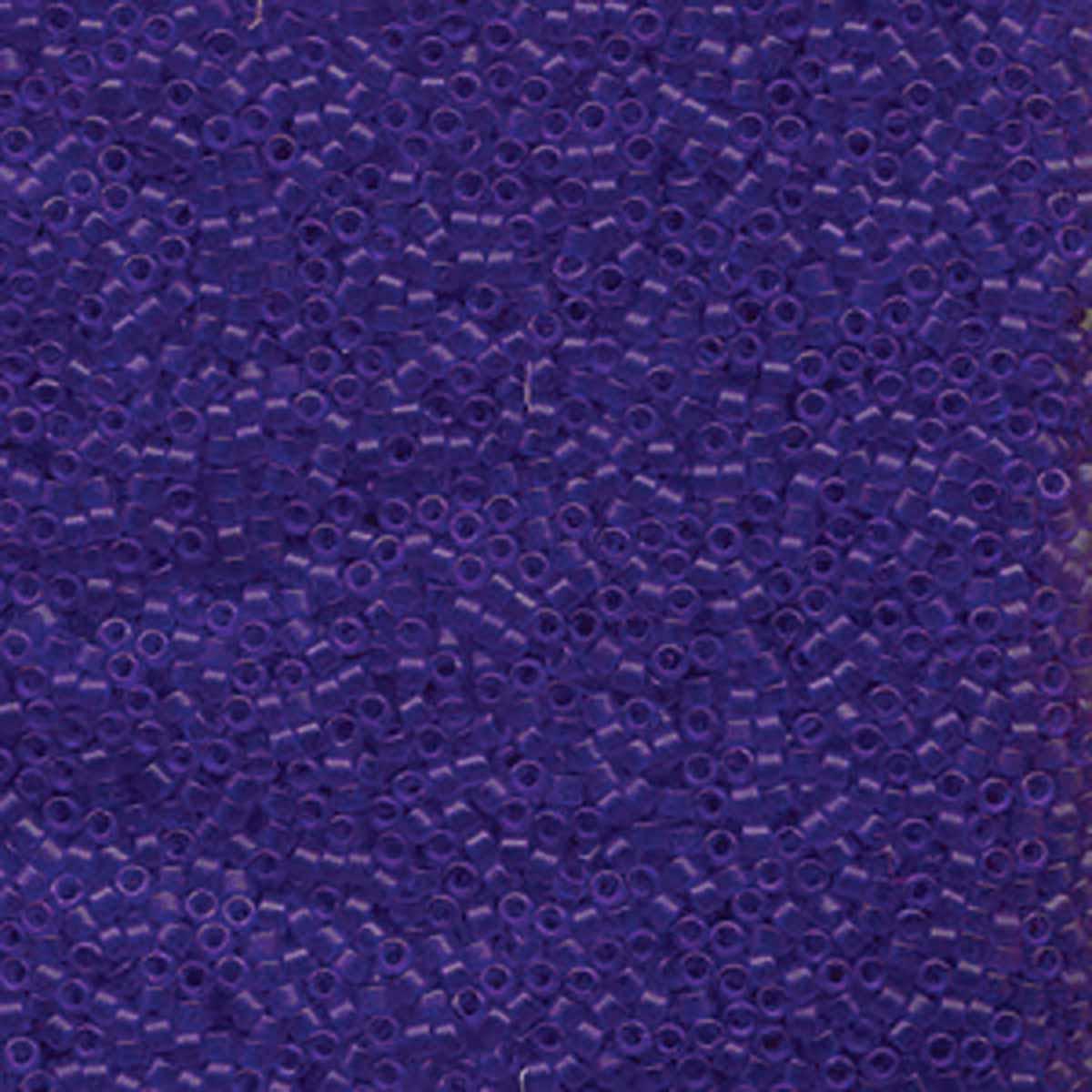 Miyuki 11/0 Delica Beads, Matte Tr Cobalt