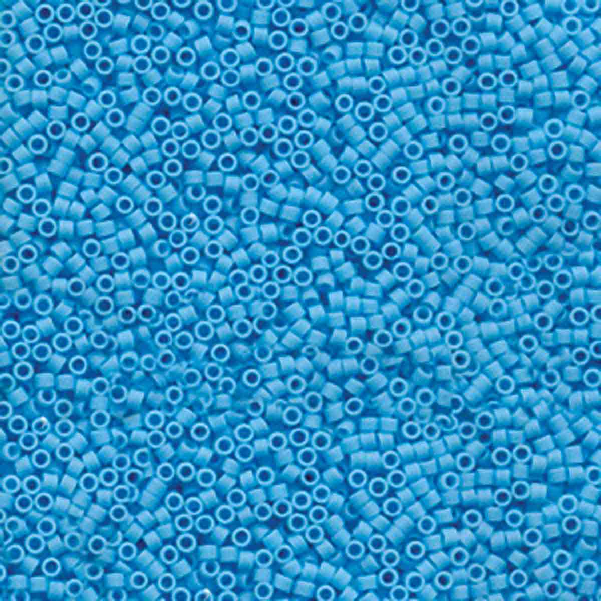 Miyuki 11/0 Delica Beads, Matte Opaque LightBlue