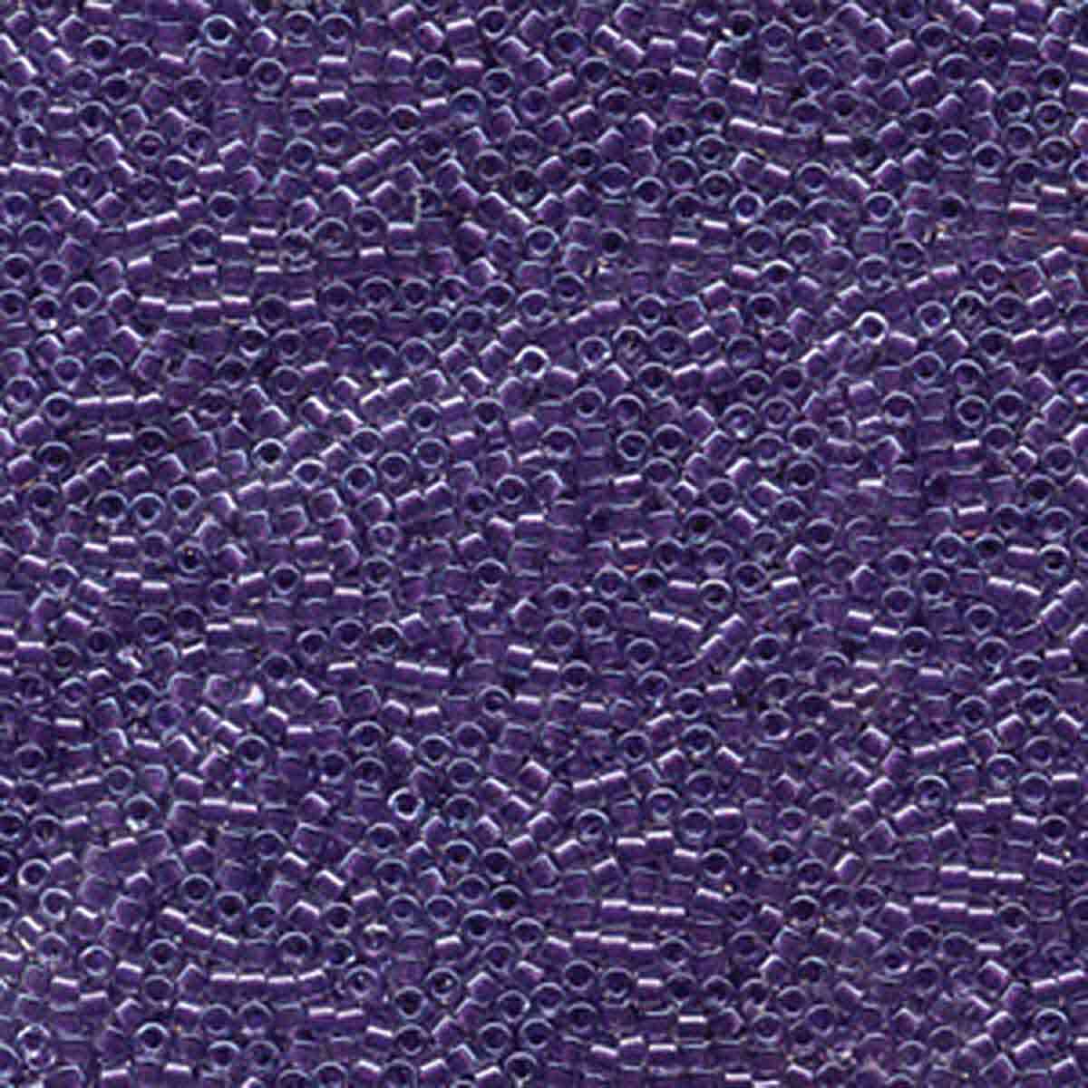 Miyuki 11/0 Delica Beads, Spkl Amethyst Lined Crystal