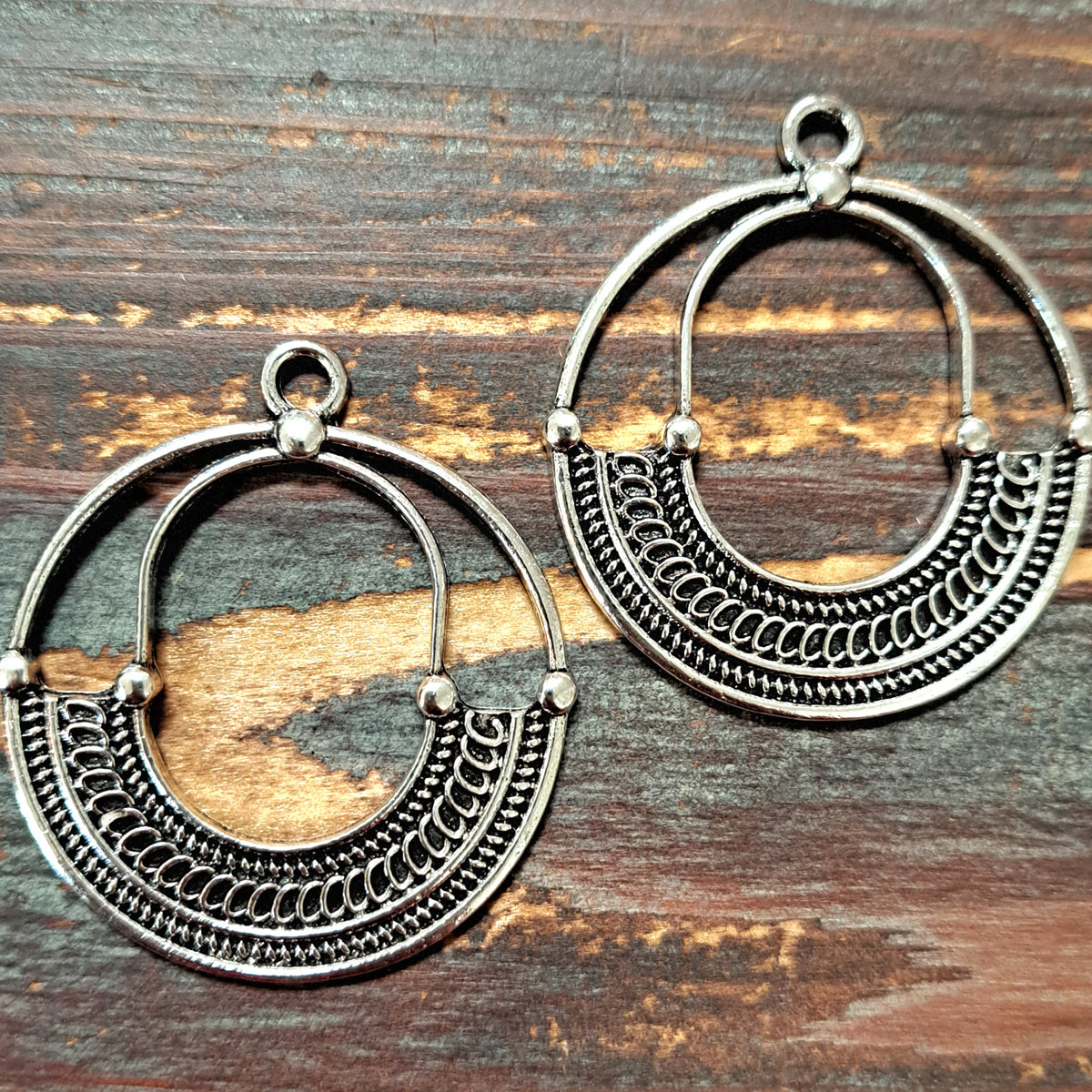 BU-R018 - Bohemian Inspired Earring Findings, 45x40mm | Pkg 2 – Auntie ...