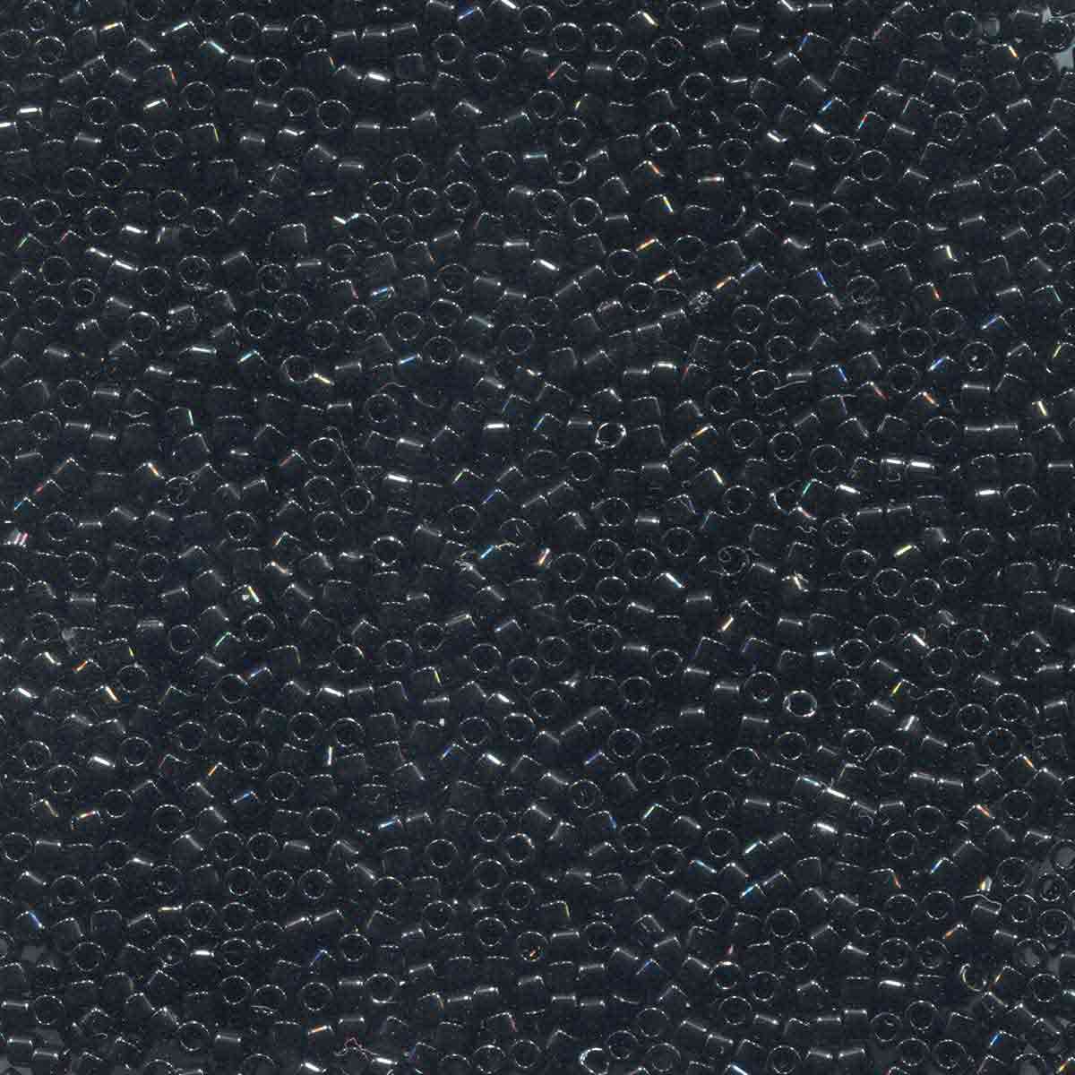 DB010-TB - Miyuki 11/0 Delica Beads, Black