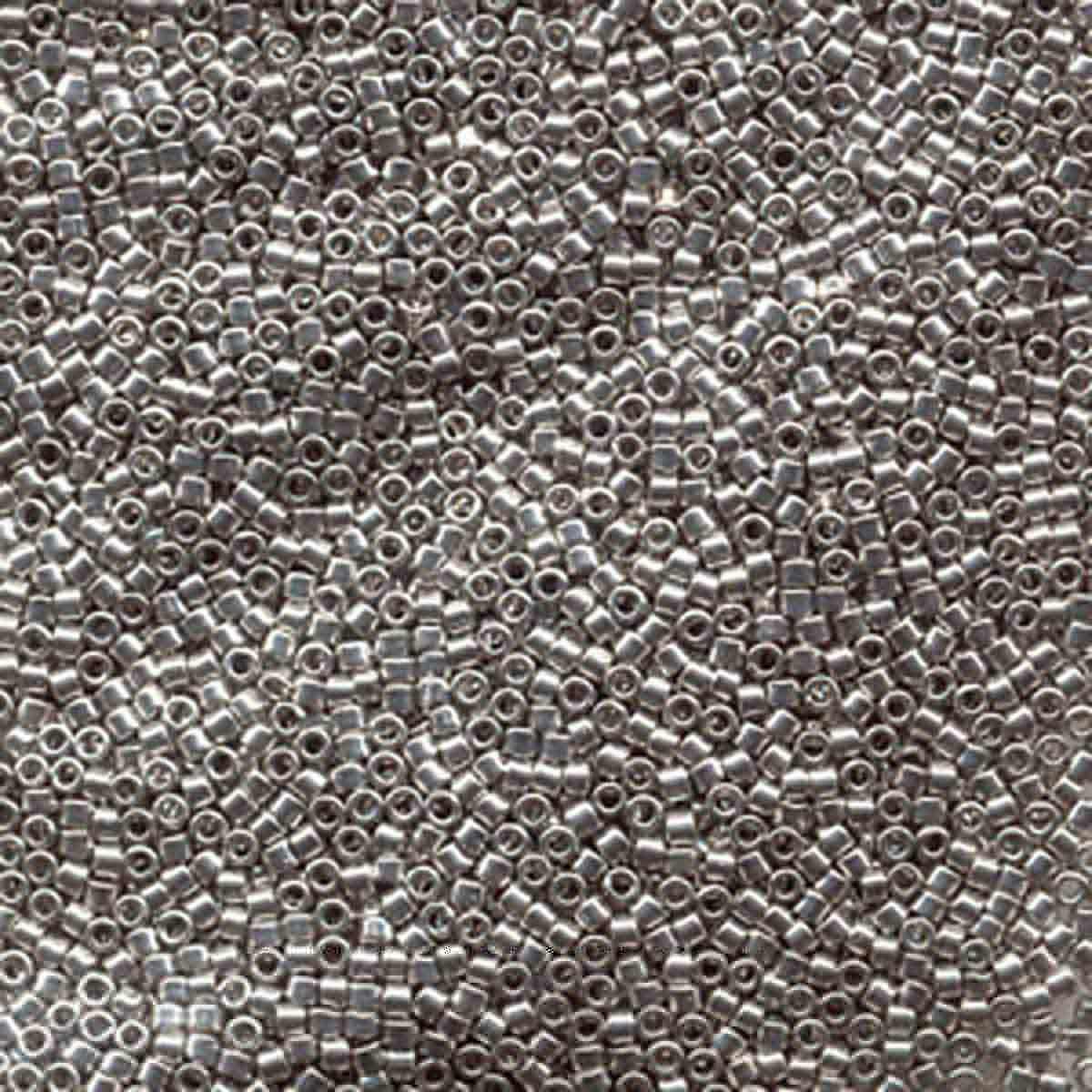Miyuki 11/0 Delica Beads, Palladium Plated