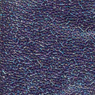 Miyuki 11/0 Delica Beads, Amethyst Lined Crystal AB