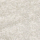 Miyuki 11/0 Delica Beads, Lined White AB
