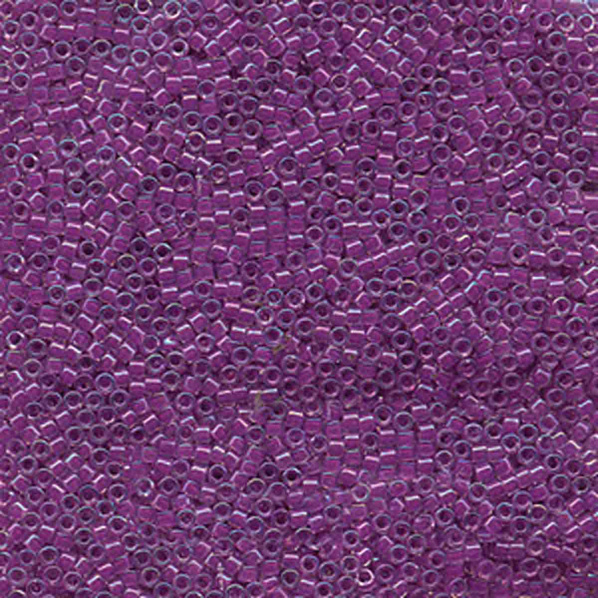 Miyuki 11/0 Delica Beads, Lined Lilac AB