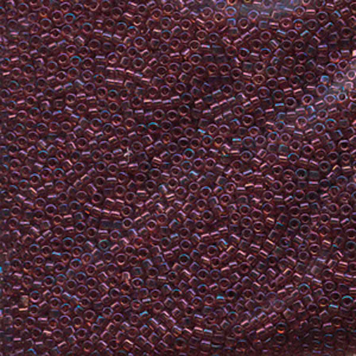 Miyuki 11/0 Delica Beads, Claret Rainbow Gold Luster