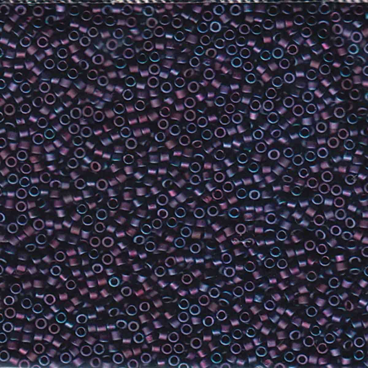 Miyuki 11/0 Delica Beads, Matte Metallic Violet Gold Iris