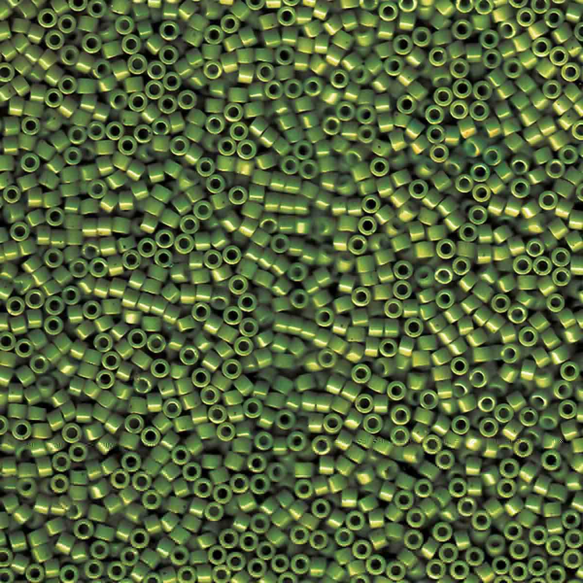 Miyuki 11/0 Delica Beads, Opaque Avocado