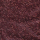 Miyuki 11/0 Delica Beads, Transparent Luster Red Metallic