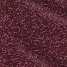 Miyuki 11/0 Delica Beads, Dyed Silver-Lined Dark Rose