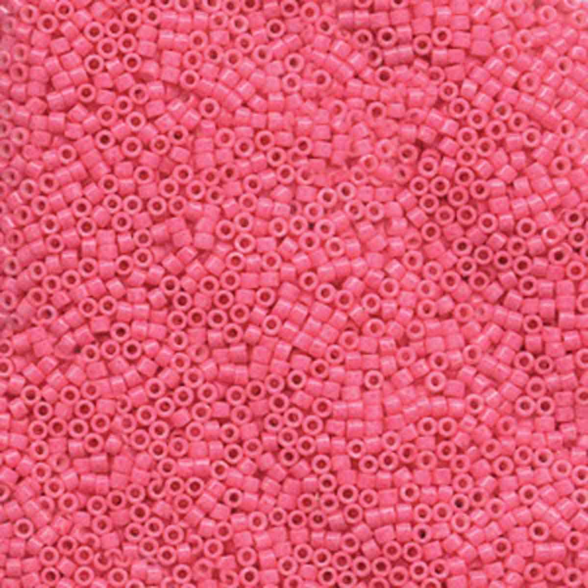 Miyuki 11/0 Delica Beads, Dyed Opaque Rose