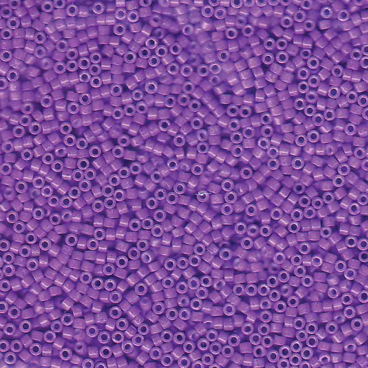 Miyuki 11/0 Delica Beads, Dyed Opaque Red/Violet