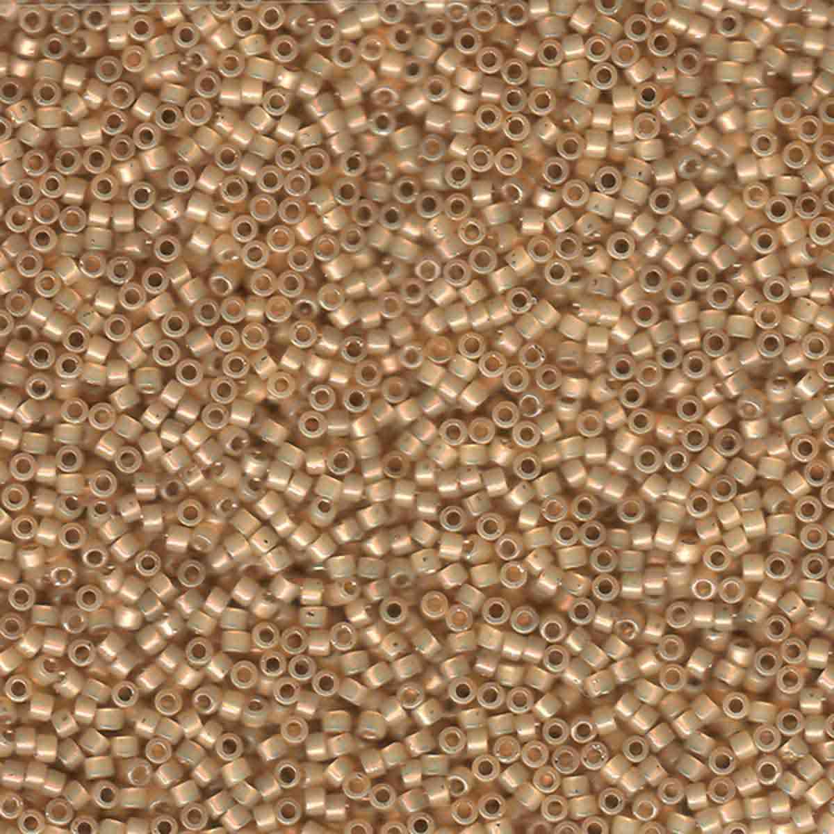 Miyuki 11/0 Delica Beads, Silver-Lined Light Honey Opal