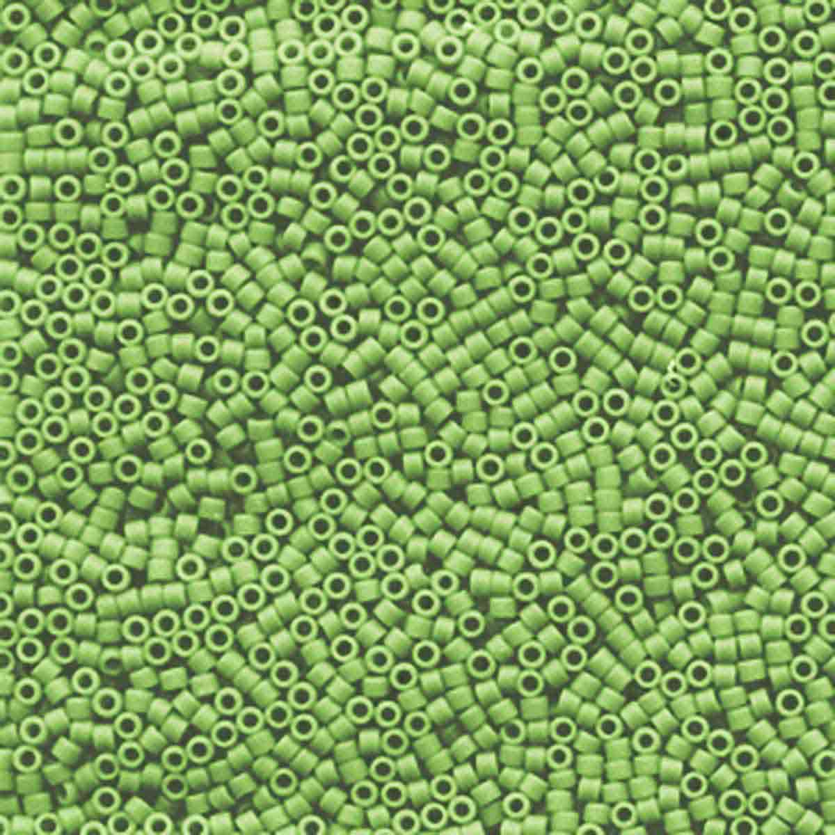 Miyuki 11/0 Delica Beads, Matte Opaque Avocado