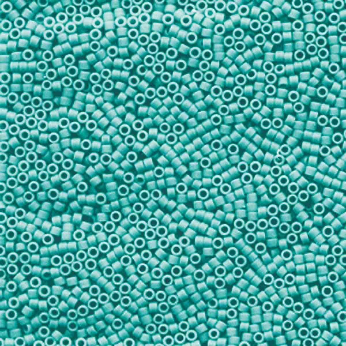 Miyuki 11/0 Delica Beads, Matte Opaque Sea Opal