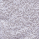 Miyuki 11/0 Delica Beads, Matte Opaque Ghost Gray