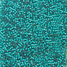 11/0 Delica Beads, White Lined Teal AB