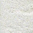 Miyuki 11/0 Delica Beads, White Pearl AB