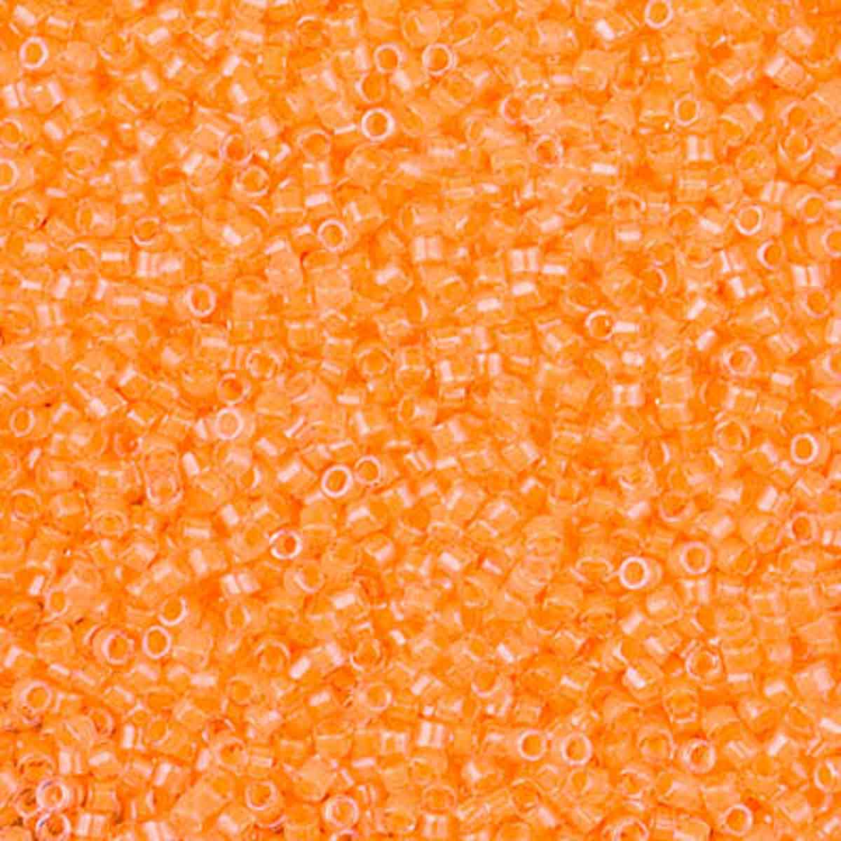 Miyuki 11/0 Delica Beads, Luminous Creamsicle