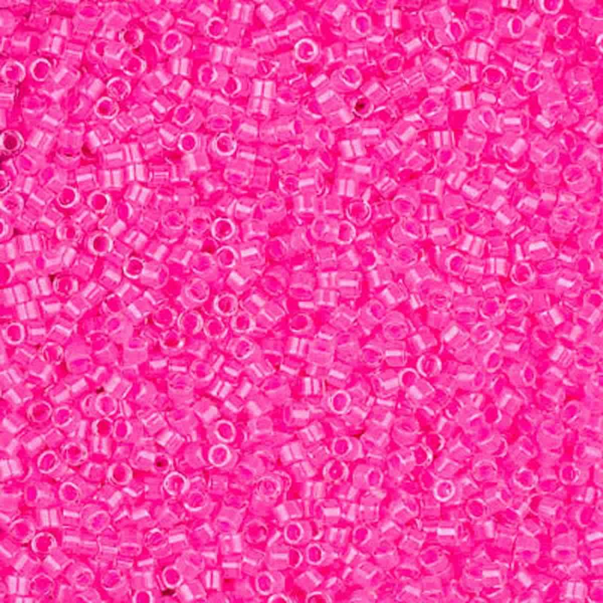 Miyuki 11/0 Delica Beads, Luminous Wild Strawberry