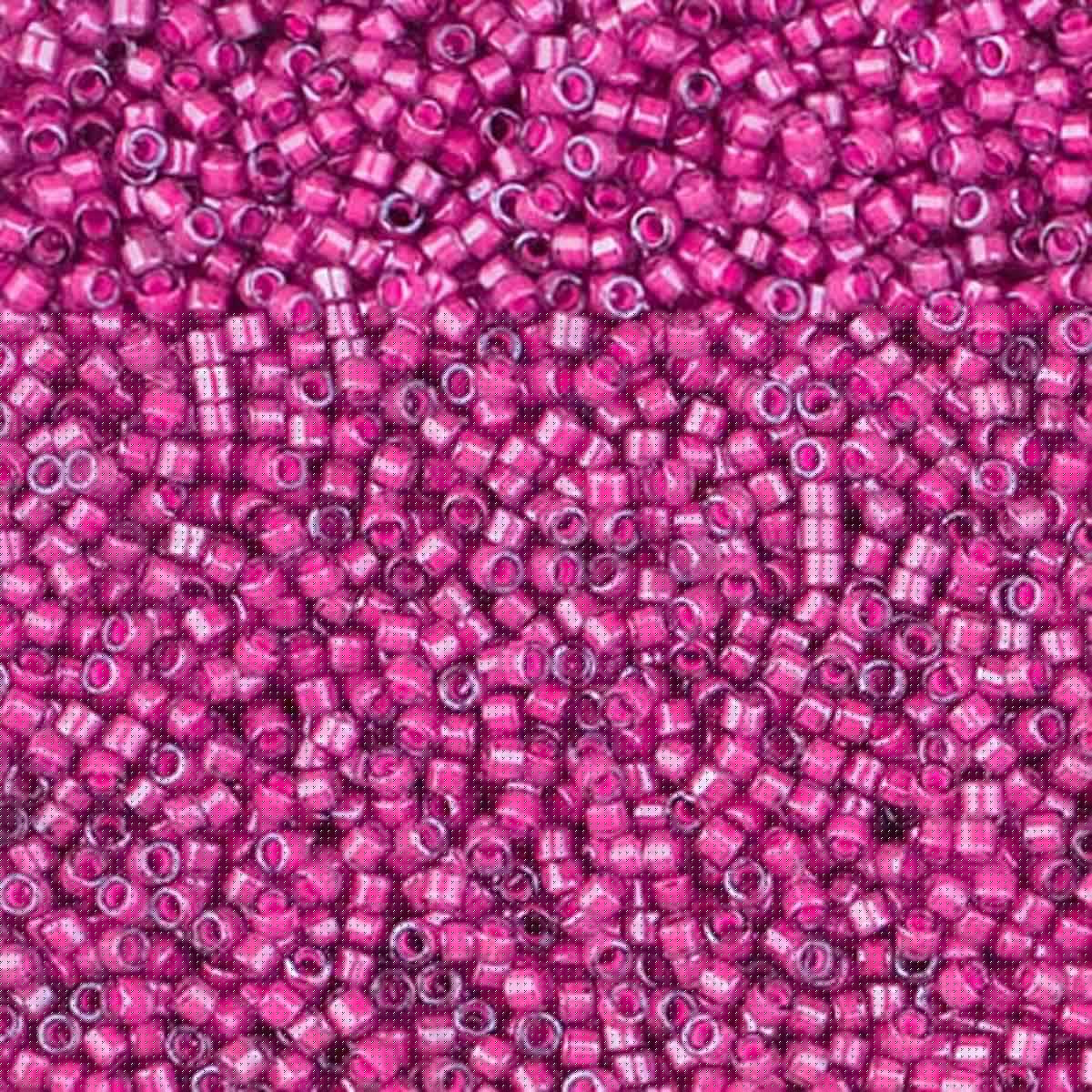 Miyuki 11/0 Delica Beads, Luminous Jazzberry (like DPF-32) 11/0 Miyuki Delica Bead