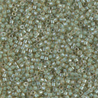 Miyuki 11/0 Delica Beads, Luminous Asparagus Green
