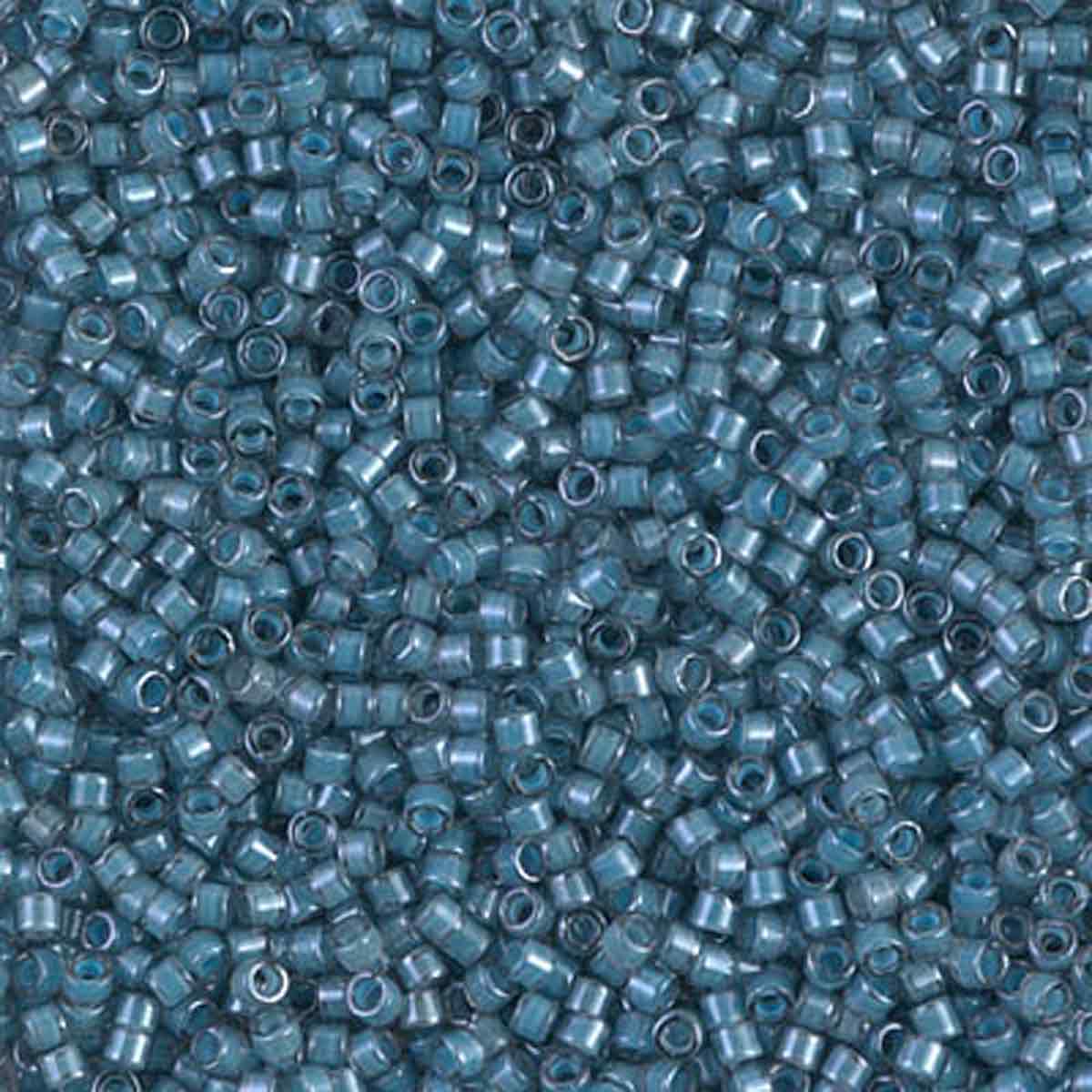 Miyuki 11/0 Delica Beads, Luminous Dusk Blue