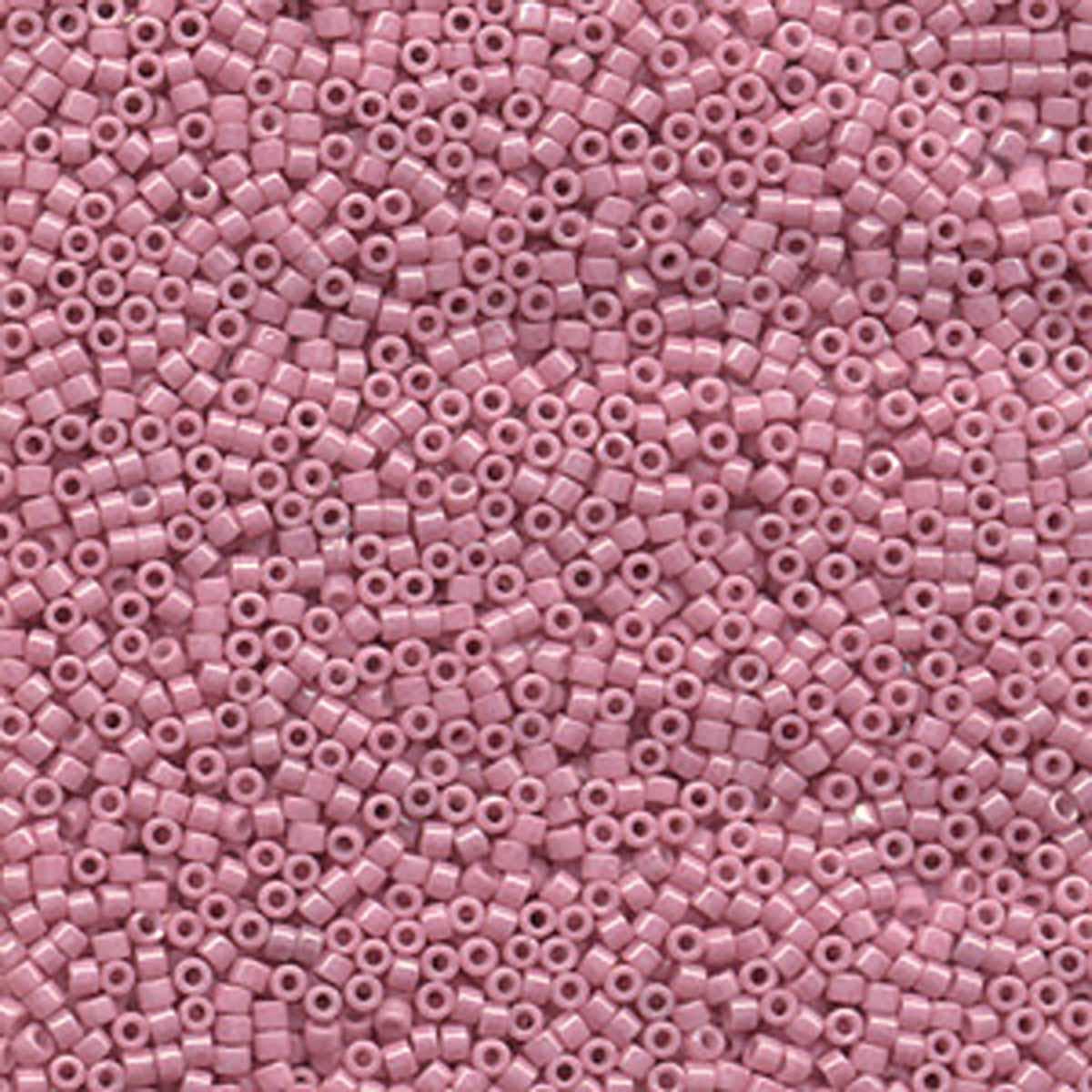 Miyuki 11/0 Delica Beads, Opaque Old Rose Luster