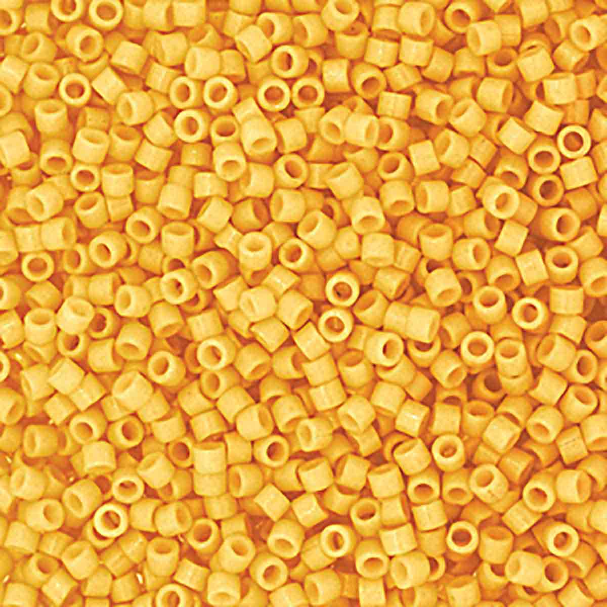 Miyuki 11/0 Delica Beads, Duracoat Opaque Banana