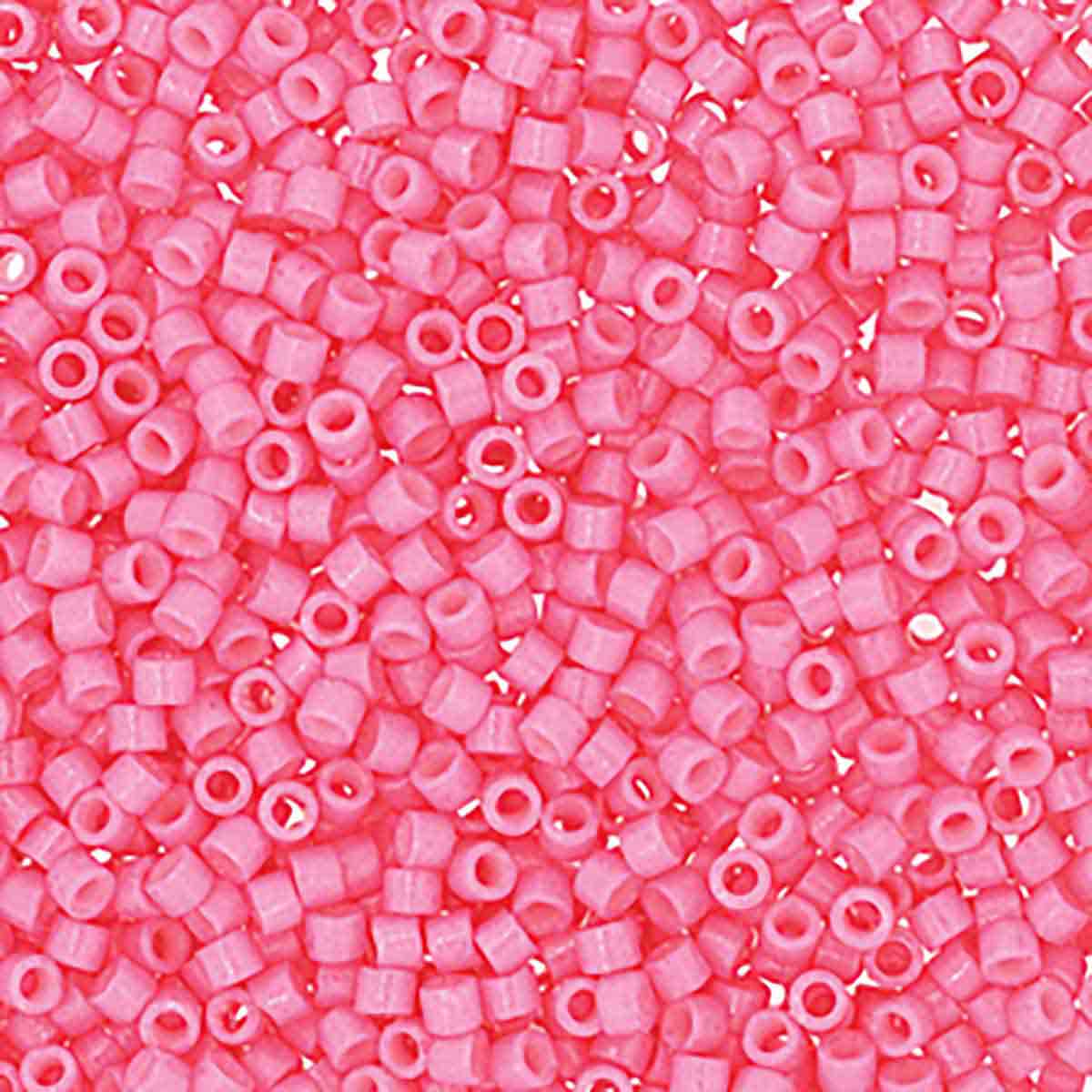 Miyuki 11/0 Delica Beads, Duracoat Opaque Carnation