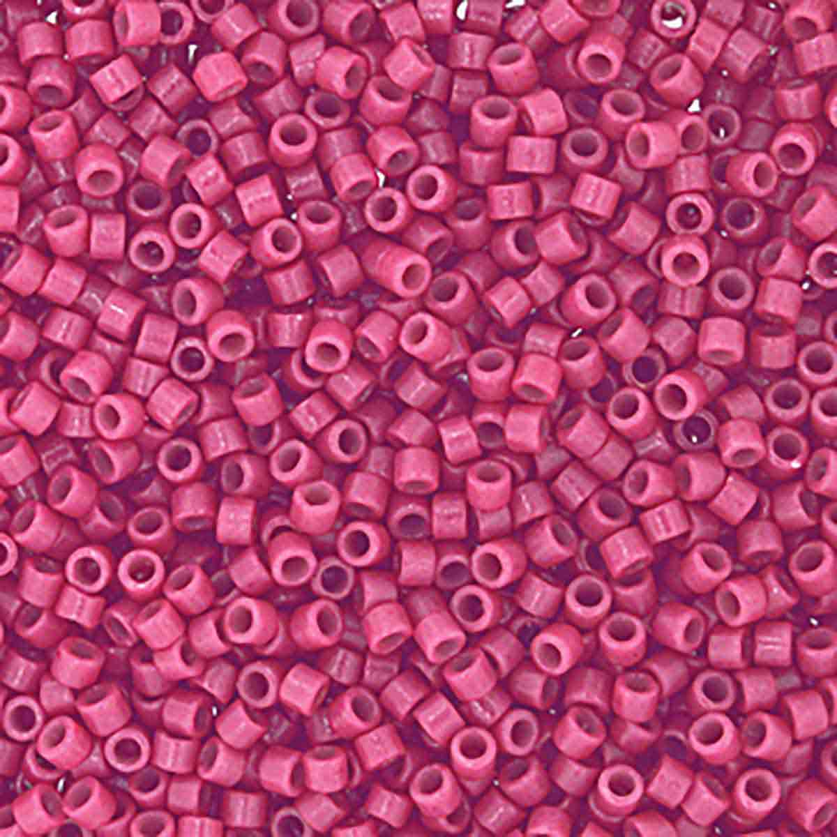 Miyuki 11/0 Delica Beads, Duracoat Opaque Pansy