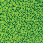 Miyuki 11/0 Delica Beads, Duracoat Opaque Kiwi