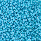 Miyuki 11/0 Delica Beads, Duracoat Opaque Nile Blue