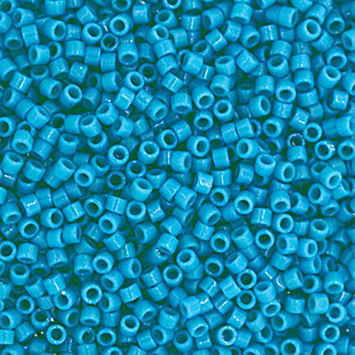 Miyuki 11/0 Delica Beads, Duracoat Opaque Azure
