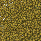 Miyuki 11/0 Delica Beads, Duracoat Opaque Spanish Olive