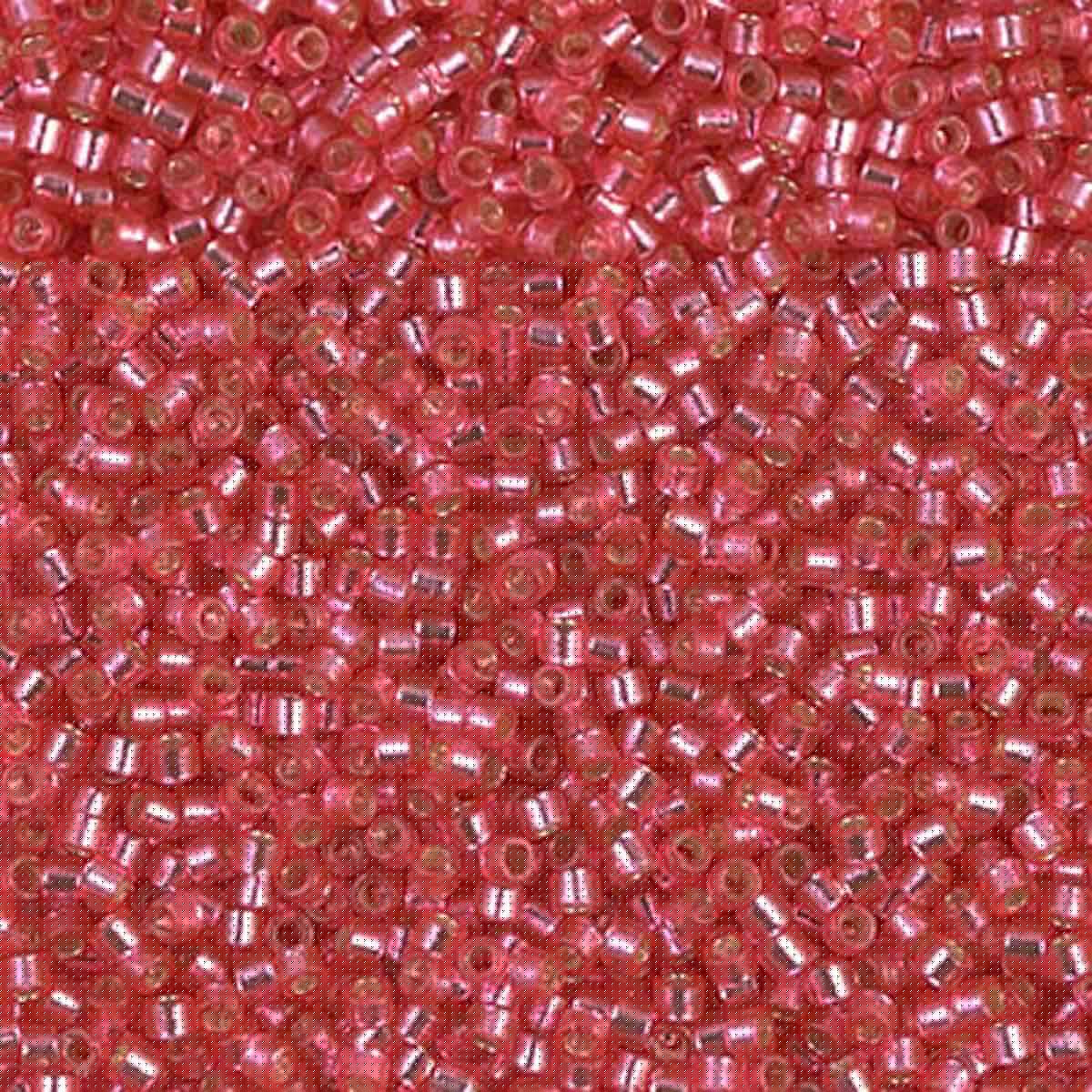 Miyuki 11/0 Delica Beads, Duracoat S/L Dyed Hibiscus 11/0 Miyuki Delica Bead